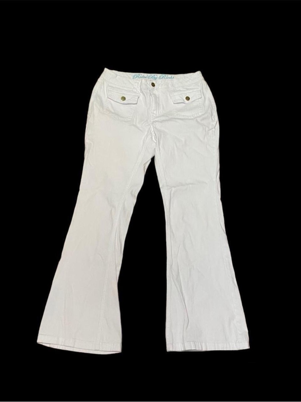 Rebel By Right White Flare Jeans